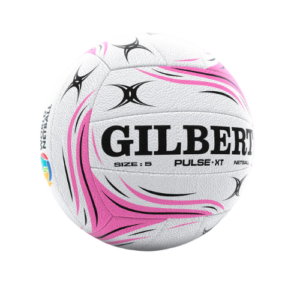 Netball Ball:Pulse Official Schools Match Ball Pink/Black