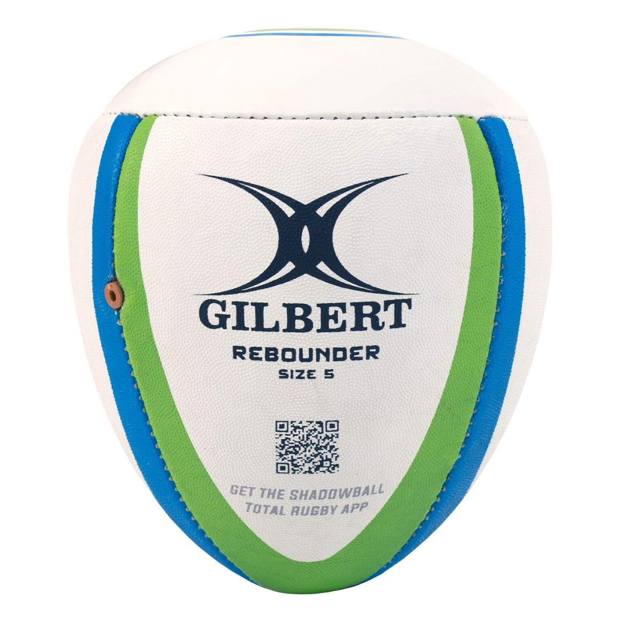 Gilbert Rugby Ball Shadow Ball Rebounder Blue/Green