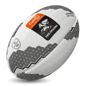 Gilbert Rugby Ball Sharks White/Black